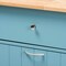 Baxton Studio Liona Sky Blue Finished Wood Kitchen Storage Cart 162-10444 - alternate 7